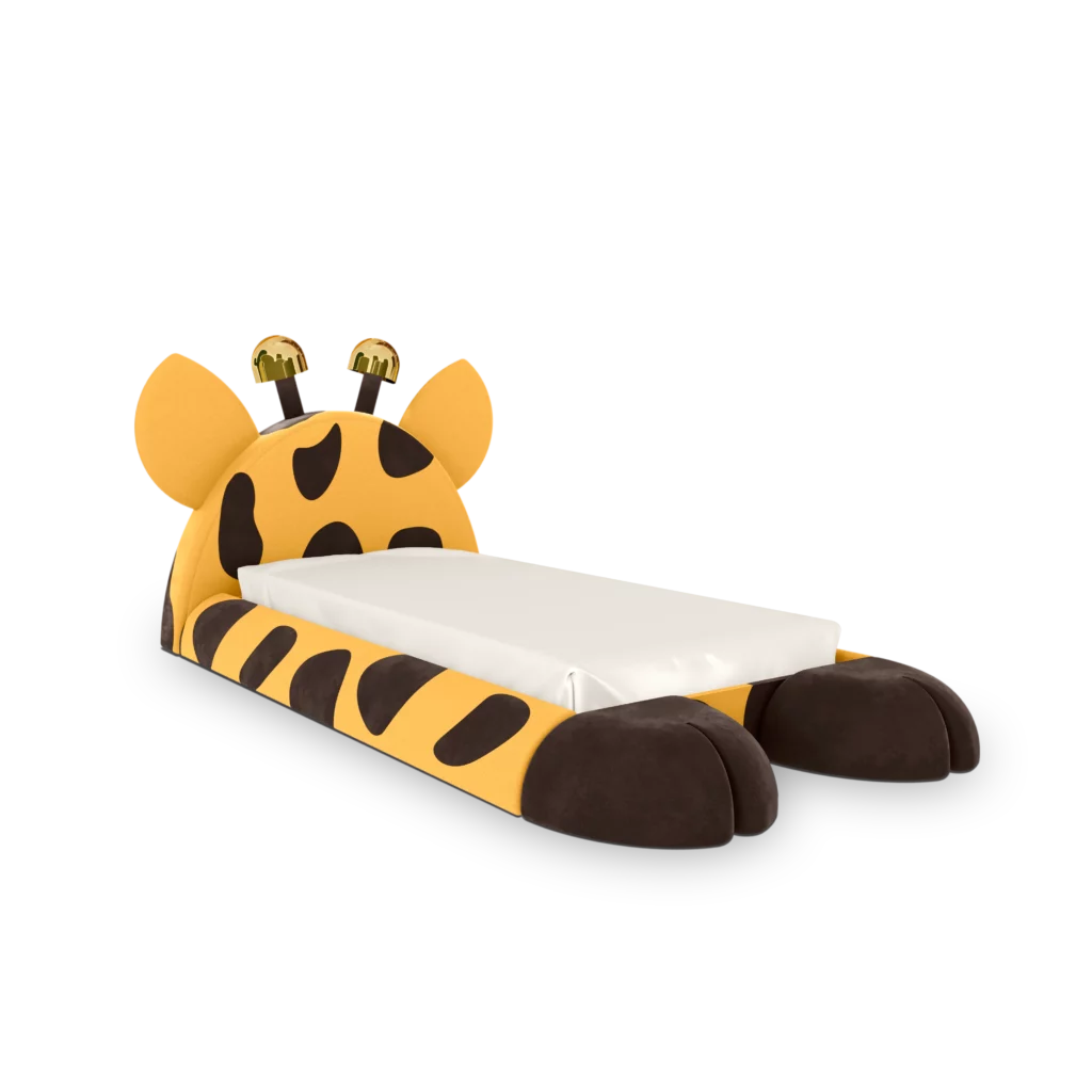 GIGI BED PERSPECTIVE VIEW - GIRAFFE BED FOR KIDS